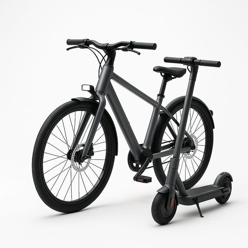 Elektrische fiets en elektrische step